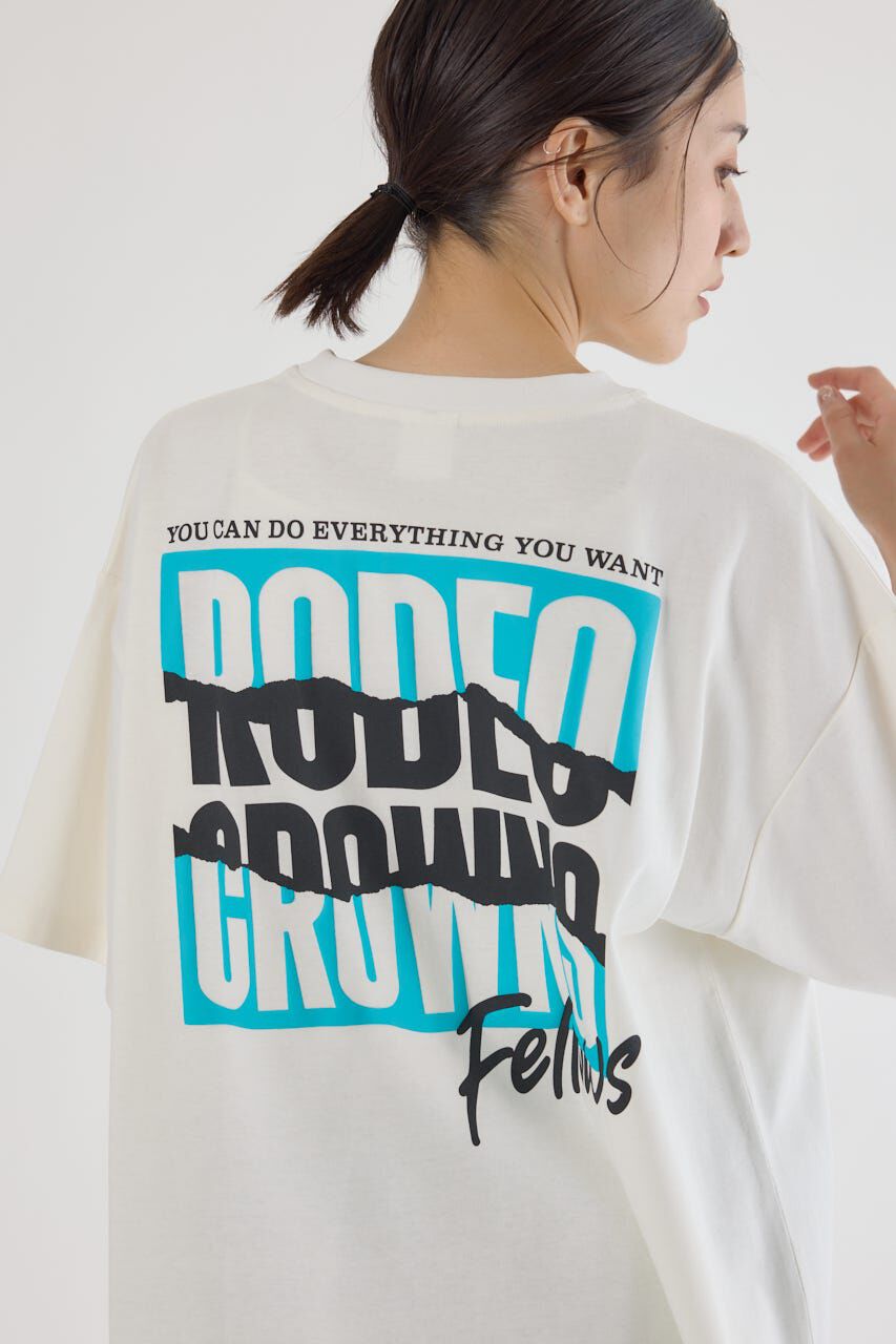 RODEO CROWNS「MASTER PROTECT RIP UPロゴTシャツ」|Tシャツ・カットソー|