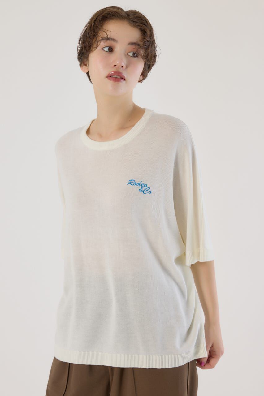 RODEO CROWNS「ルーズドルマンニットトップス」|ニット・セーター|