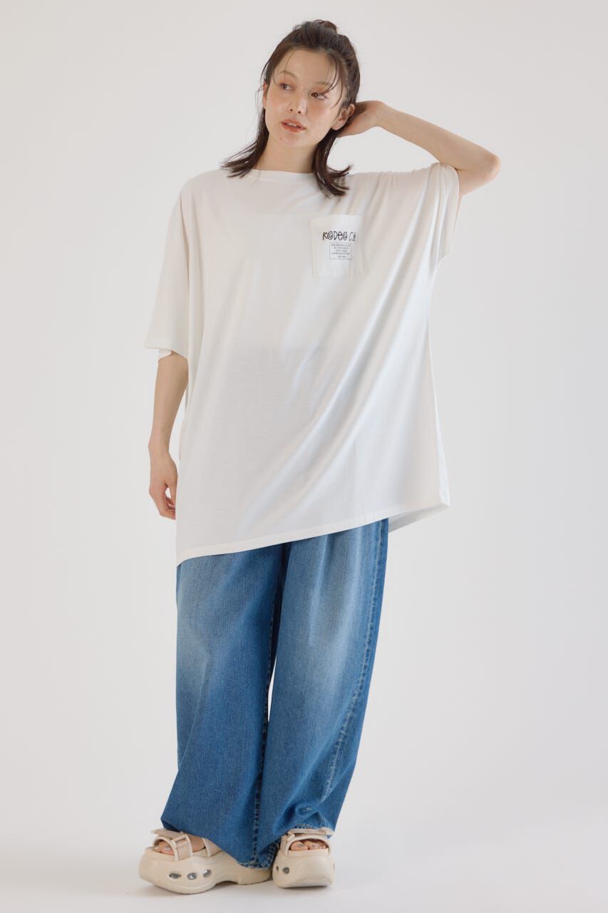 RODEO CROWNS「ストリートFace Logo Tワンピース」|ワンピース|