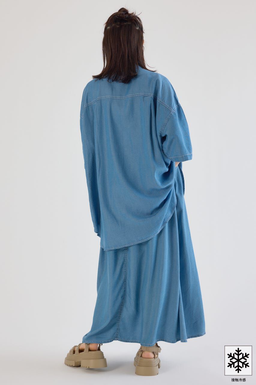 RODEO CROWNS「クールデニムビッグシャツ」|シャツ・ブラウス|