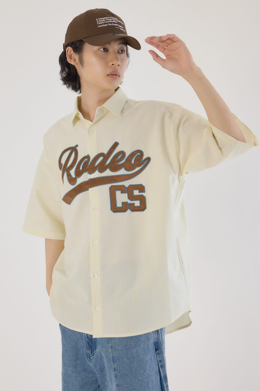 RODEO CROWNS「アップリケカレッジシャツ」|シャツ・ブラウス|