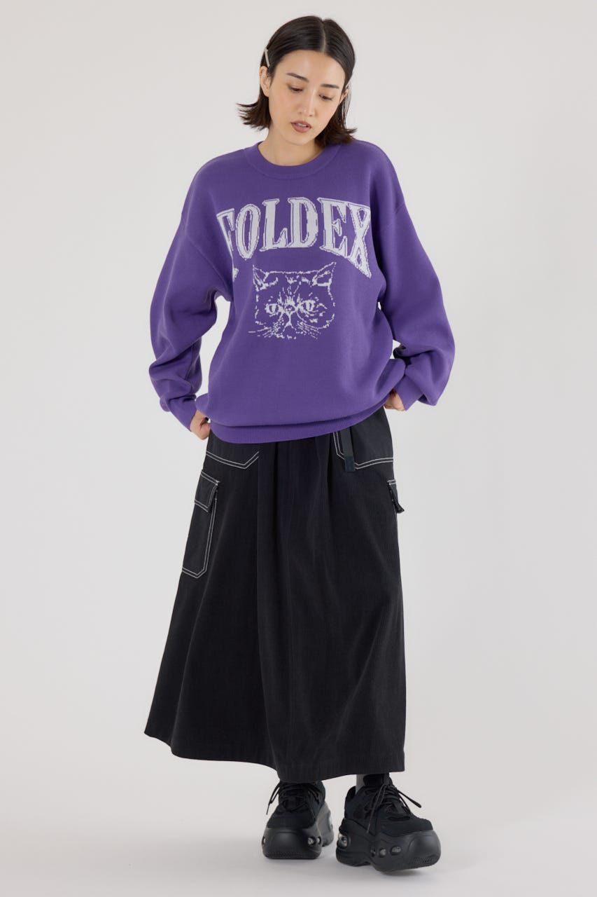 RODEO CROWNS「アニマルジャガードニットトップス」|ニット・セーター|