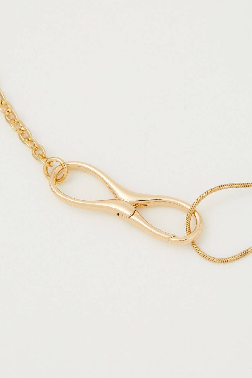 SLY「MANYWAY CURVE METAL COMBI ネックレス」|ネックレス|