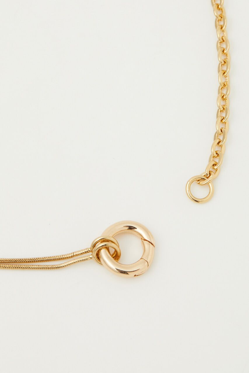 SLY「MANYWAY CURVE METAL COMBI ネックレス」|ネックレス|