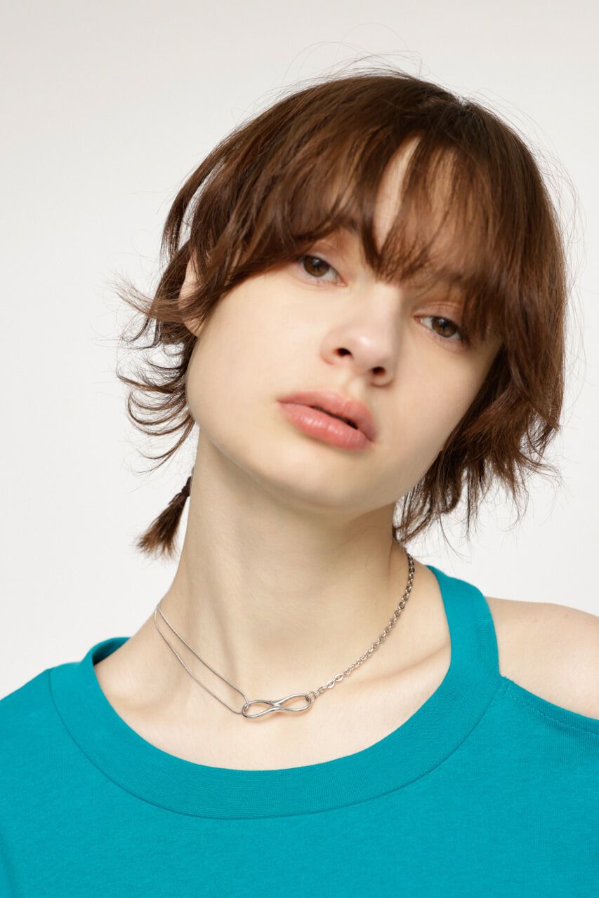 SLY「MANYWAY CURVE METAL COMBI ネックレス」|ネックレス|