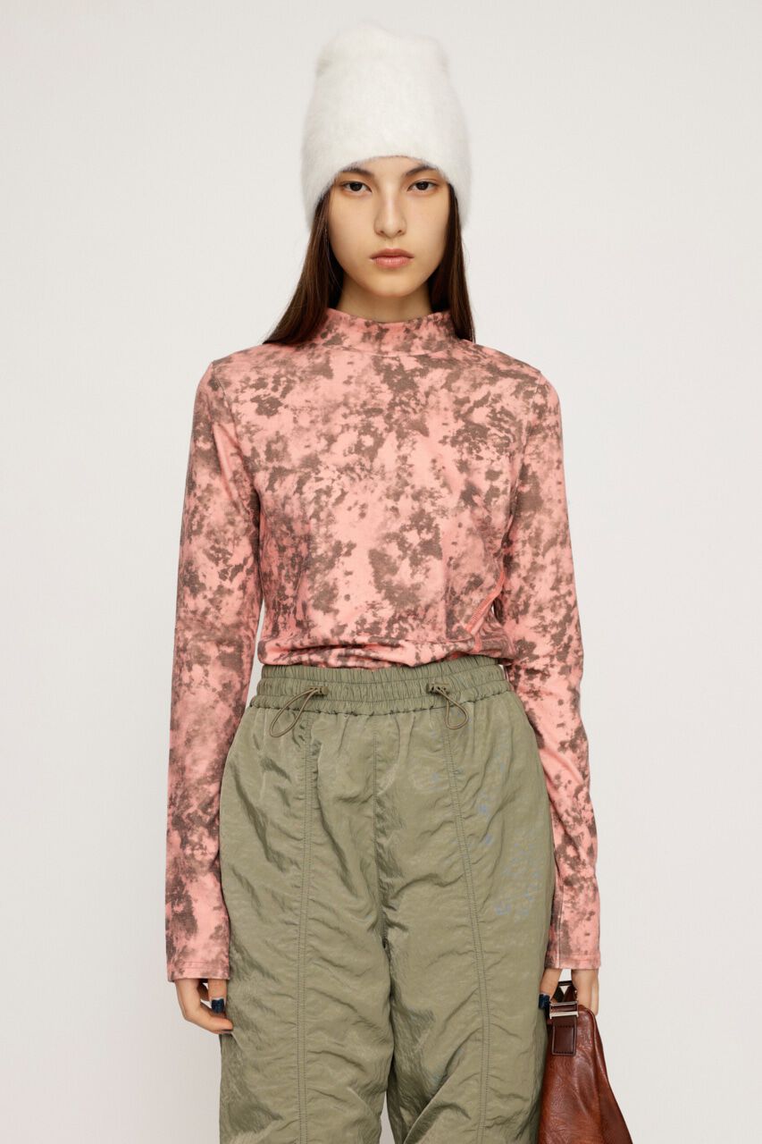 SLY「TIE DYE CUT トップス」|Tシャツ・カットソー|M/PNK7