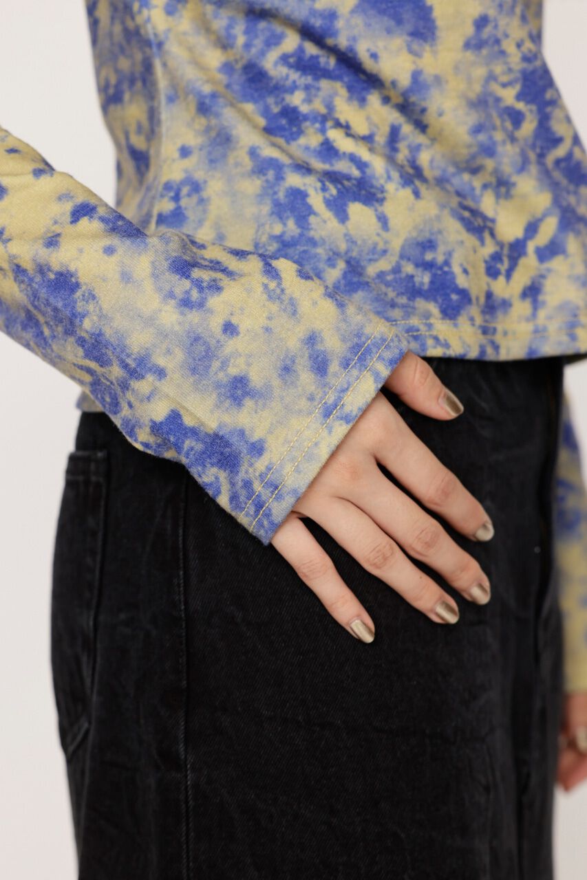 SLY「TIE DYE CUT トップス」|Tシャツ・カットソー|