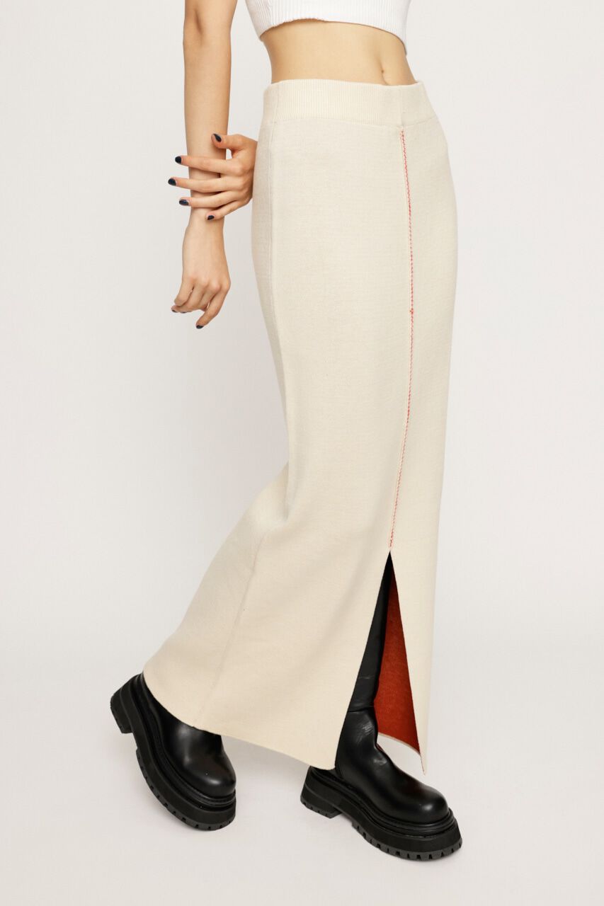 SLY「REVERSIBLE KNIT SLIT スカート」|スカート|