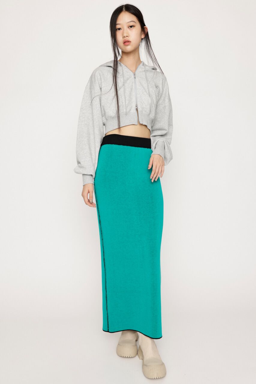 SLY「REVERSIBLE KNIT SLIT スカート」|スカート|