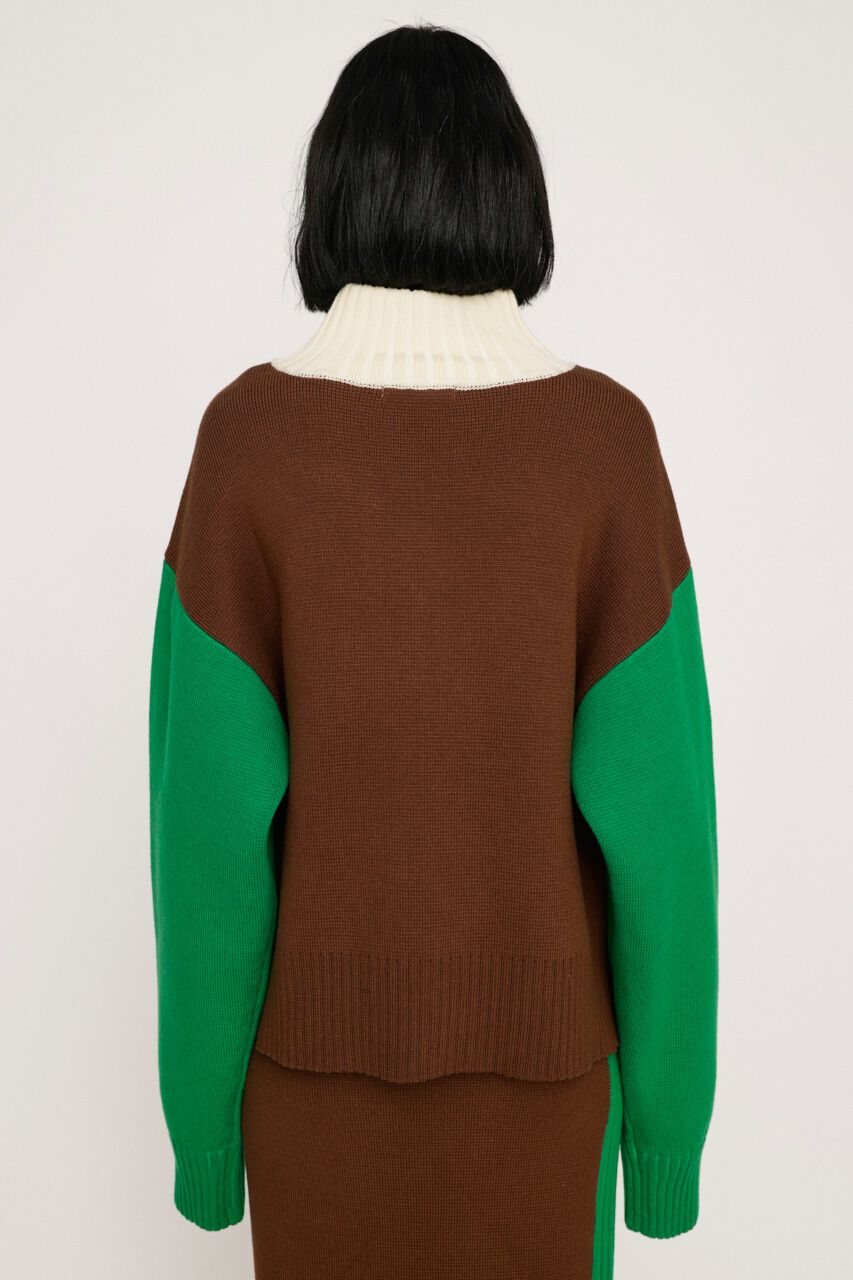 SLY「MILANO RIB ZIP トップス」|ニット・セーター|