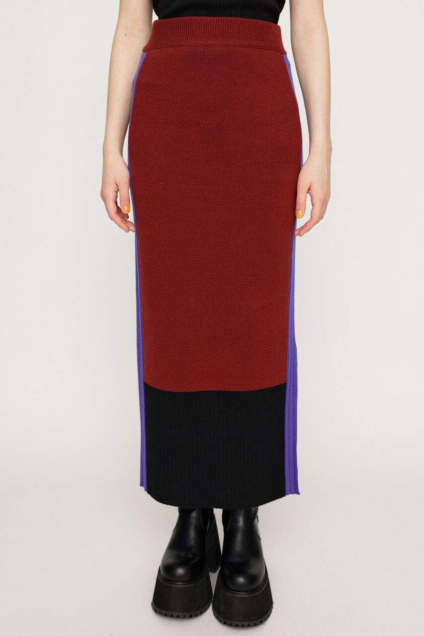 SLY「MILANO RIB ミディアムスカート」|スカート|