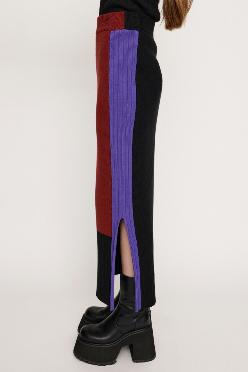 SLY「MILANO RIB ミディアムスカート」|スカート|