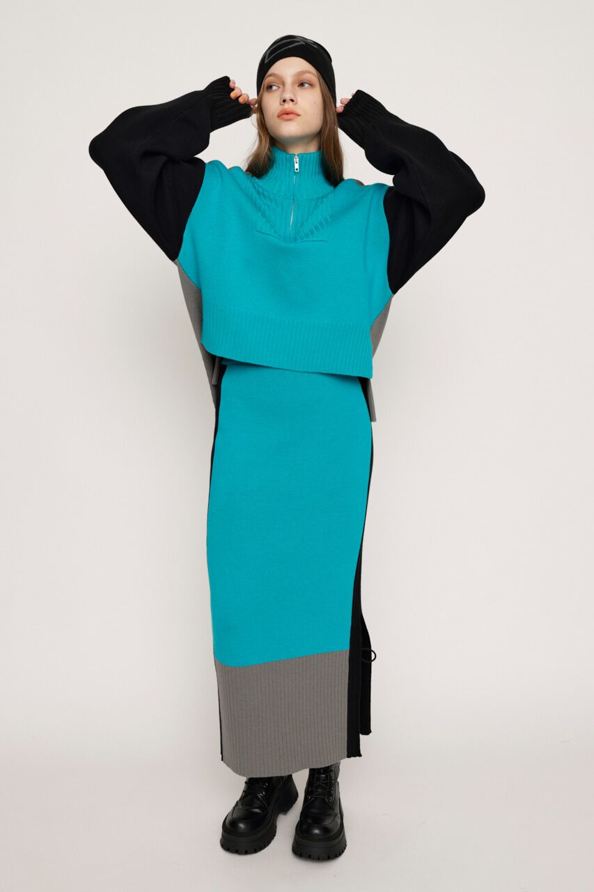 SLY「MILANO RIB ミディアムスカート」|スカート|