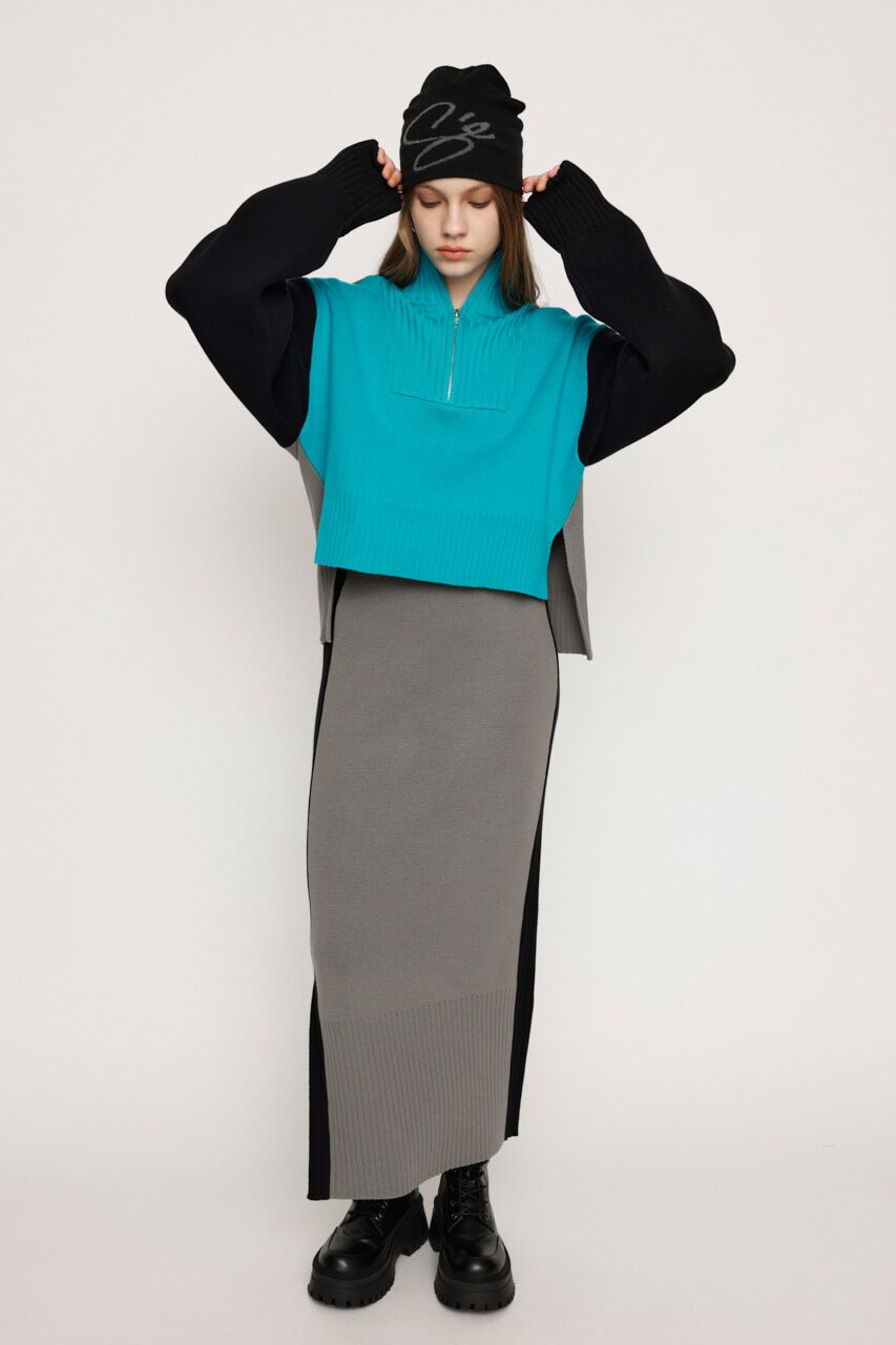 SLY「MILANO RIB ミディアムスカート」|スカート|