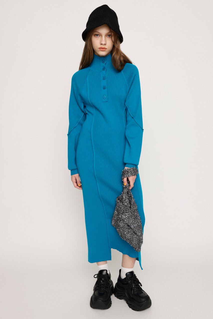 SLY「ASYMMETRY HEM RIB ロングワンピース」|ワンピース|