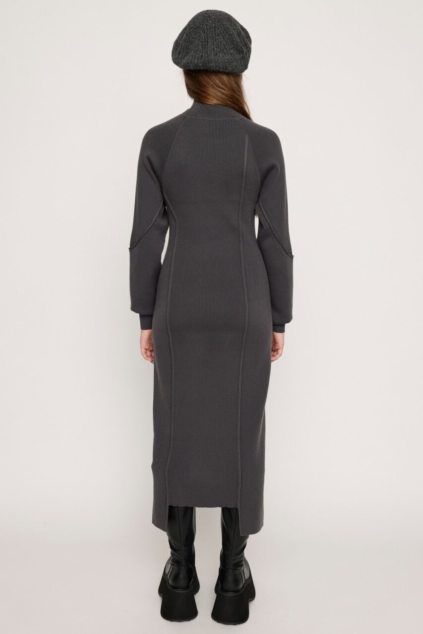 SLY「ASYMMETRY HEM RIB ロングワンピース」|ワンピース|