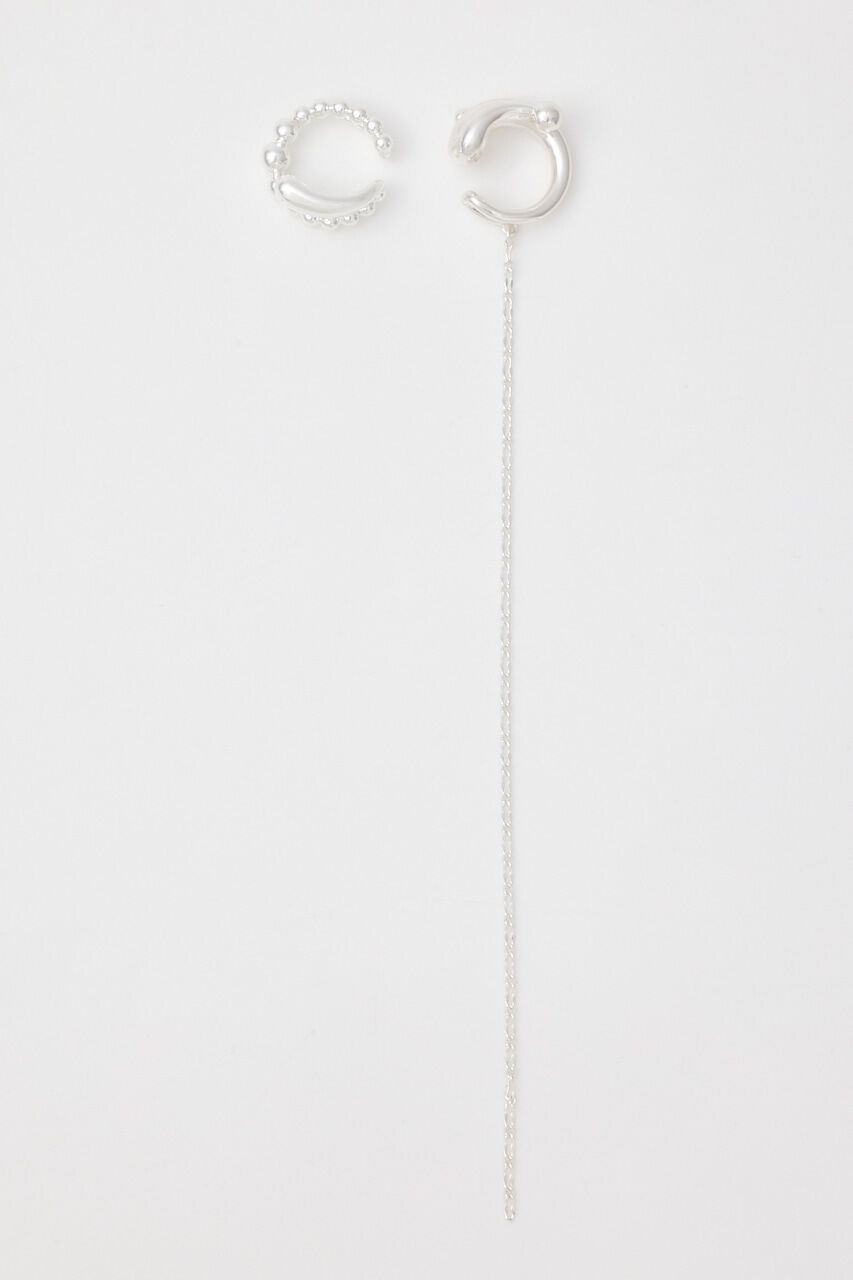 SLY「R／C SWAY CHAIN EAR CUFF」|ピアス|SLV