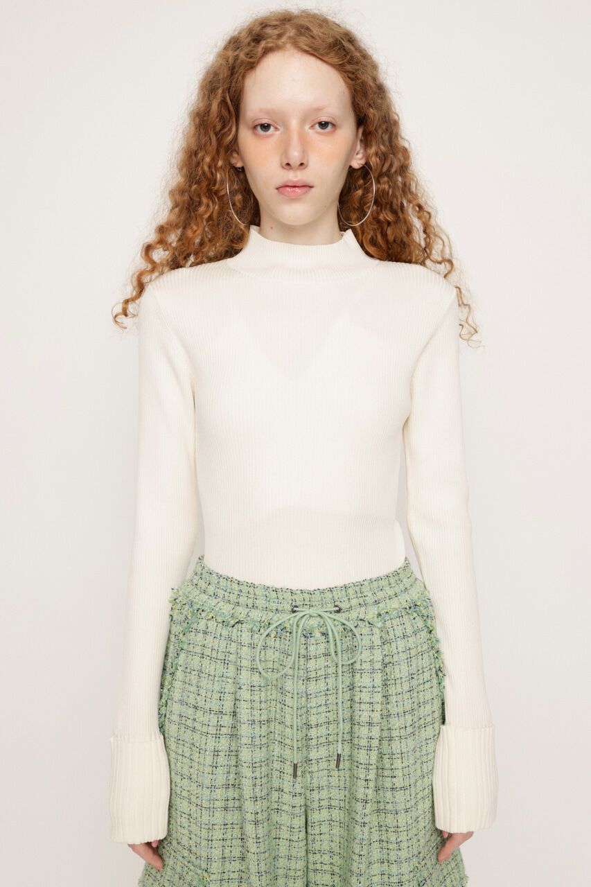 SLY「MULTIPLE COLOR H／N トップス」|ニット・セーター|O/WHT1