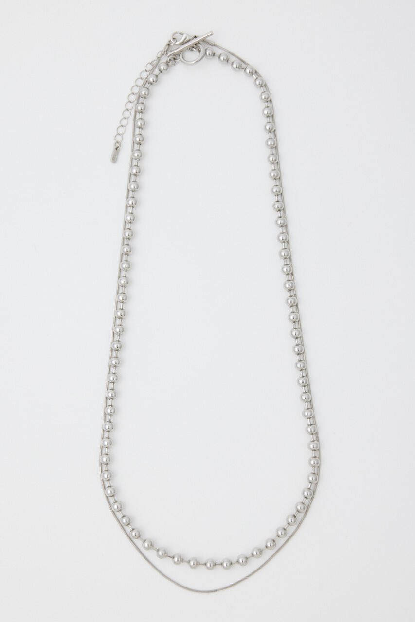 SLY「BALL & SNAKE CHAIN N／C SET」|ネックレス|