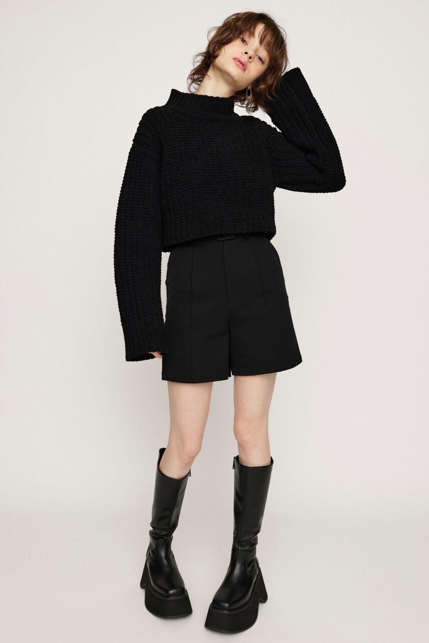 SLY「MOLE YARN CROP トップス」|ニット・セーター|