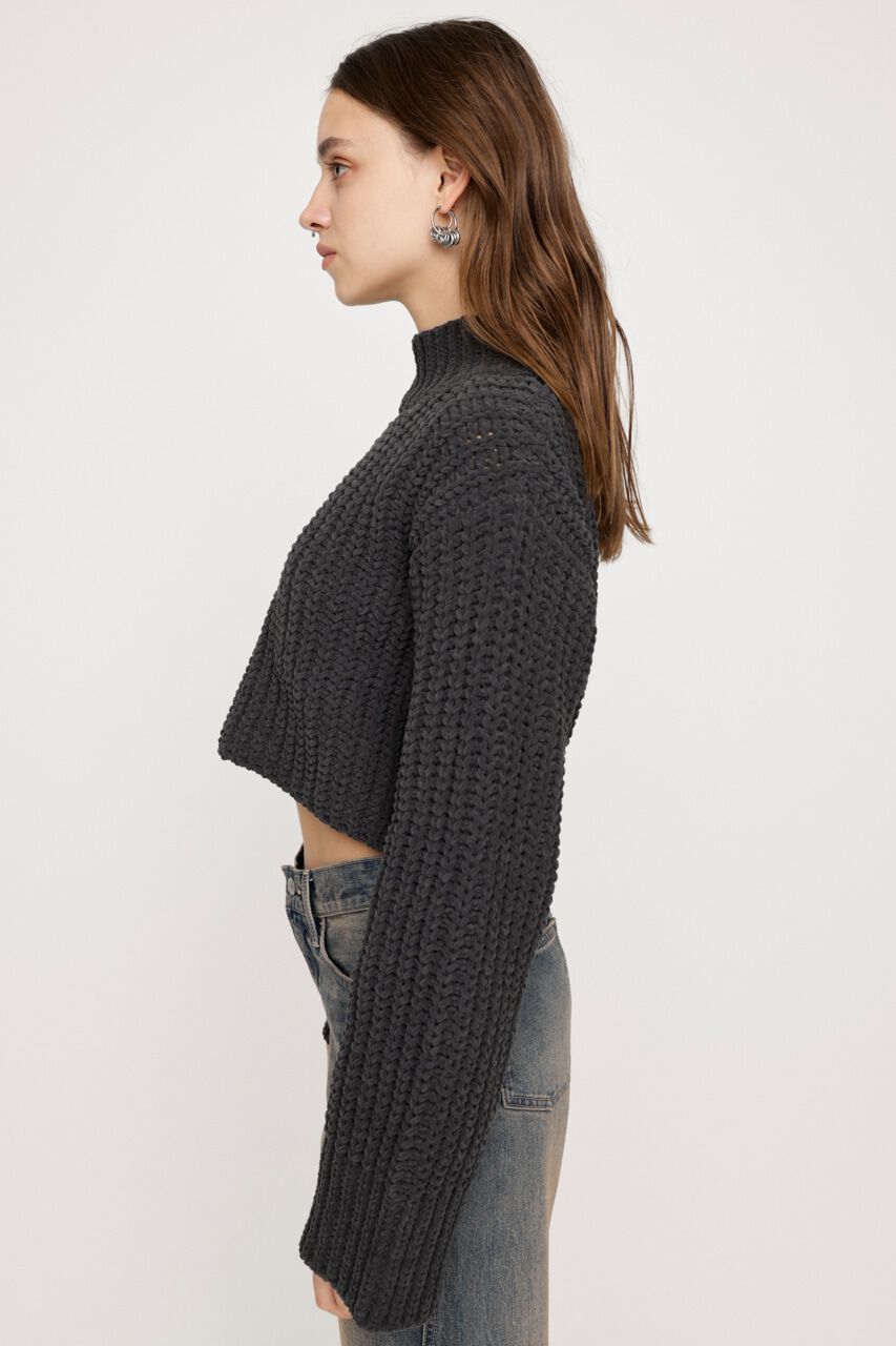 SLY「MOLE YARN CROP トップス」|ニット・セーター|