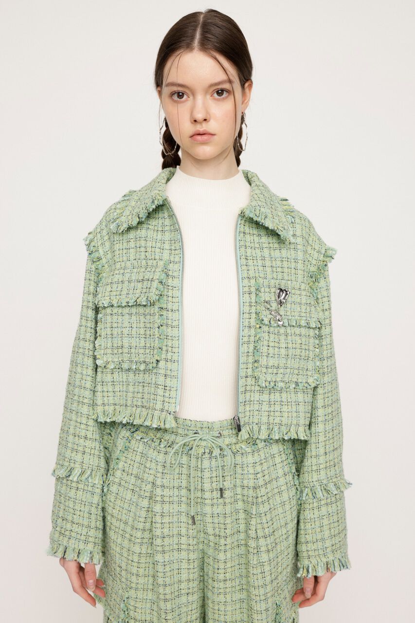 SLY「SPRING TWEED CROP ジャケット」|その他|