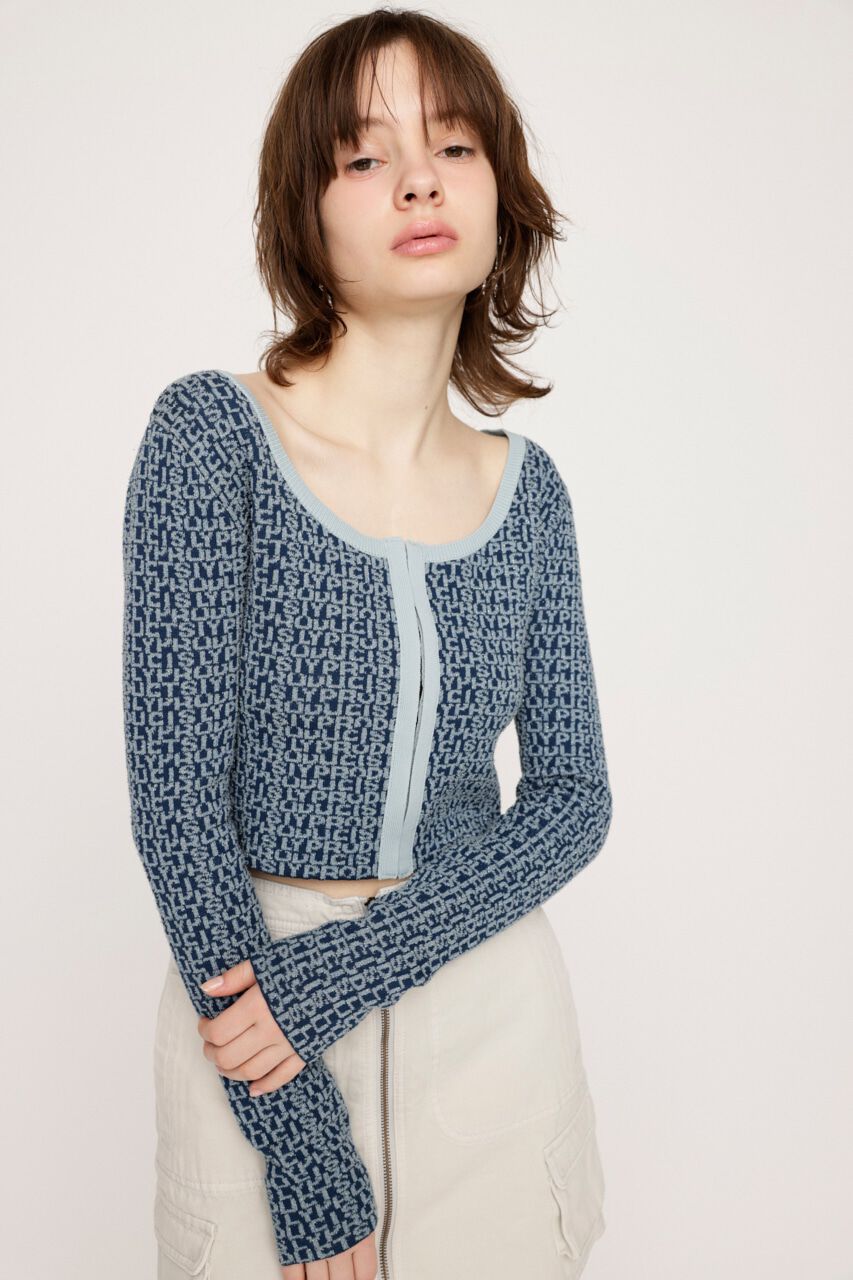 SLY「GLITTER JQ トップス」|ニット・セーター|