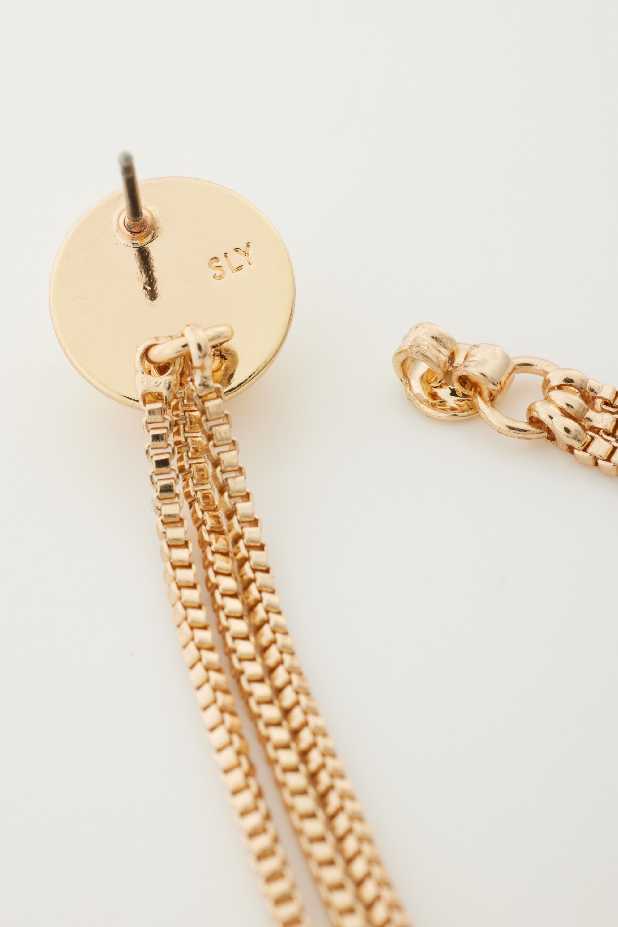 SLY「TRIPLE CHAIN ピアス」|ピアス|