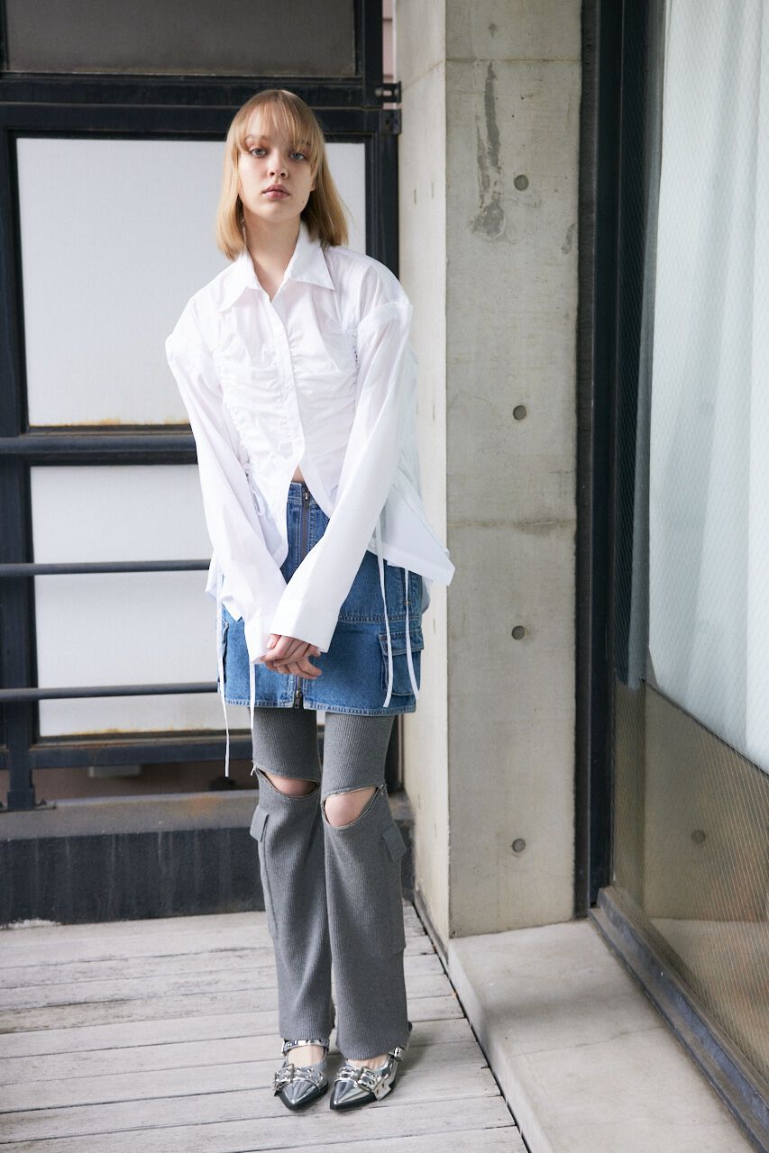 SLY「OPEN SHOULDER DROST シャツ」|シャツ・ブラウス|