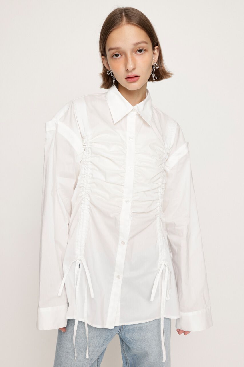 SLY「OPEN SHOULDER DROST シャツ」|シャツ・ブラウス|