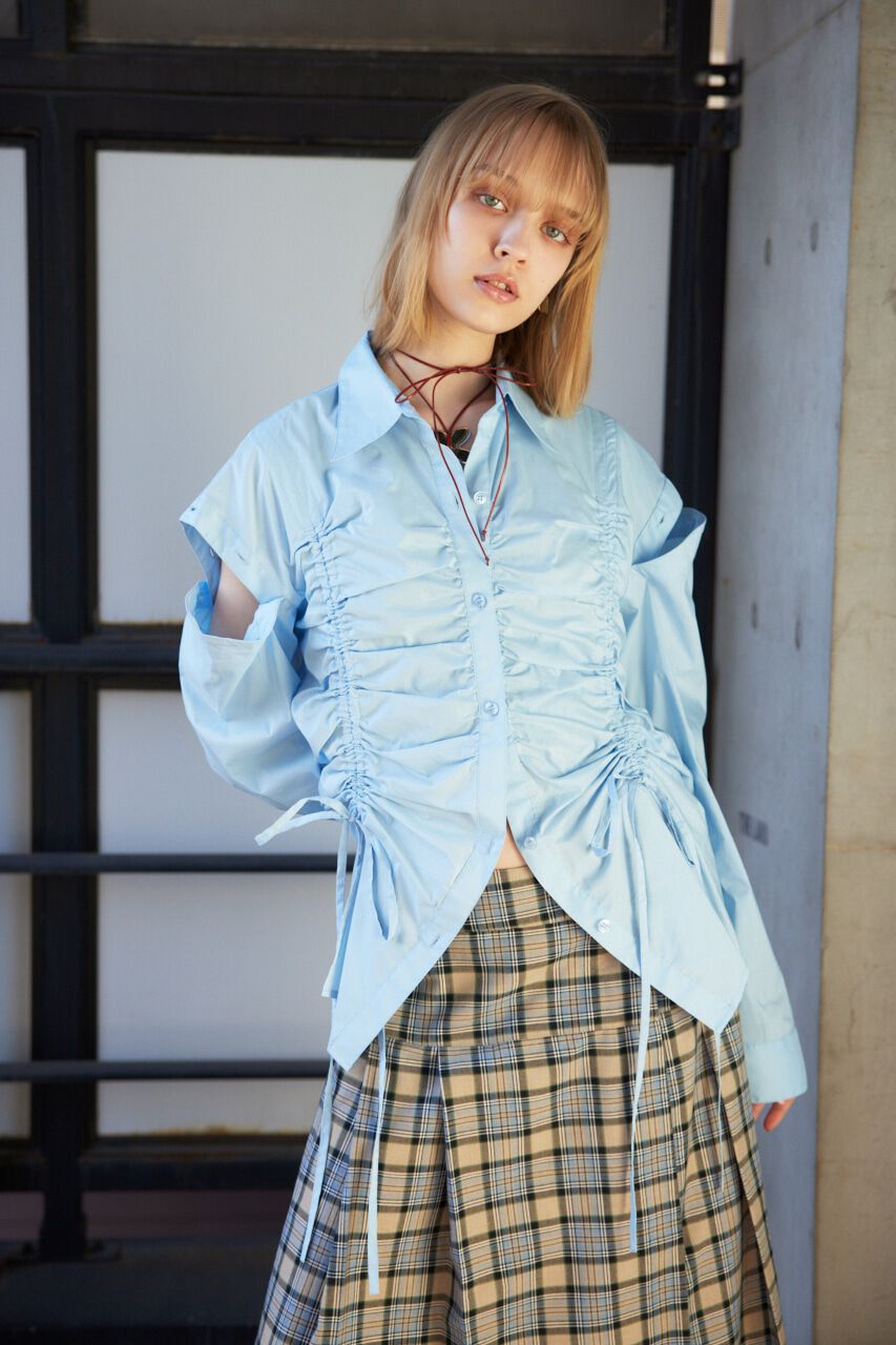 SLY「OPEN SHOULDER DROST シャツ」|シャツ・ブラウス|