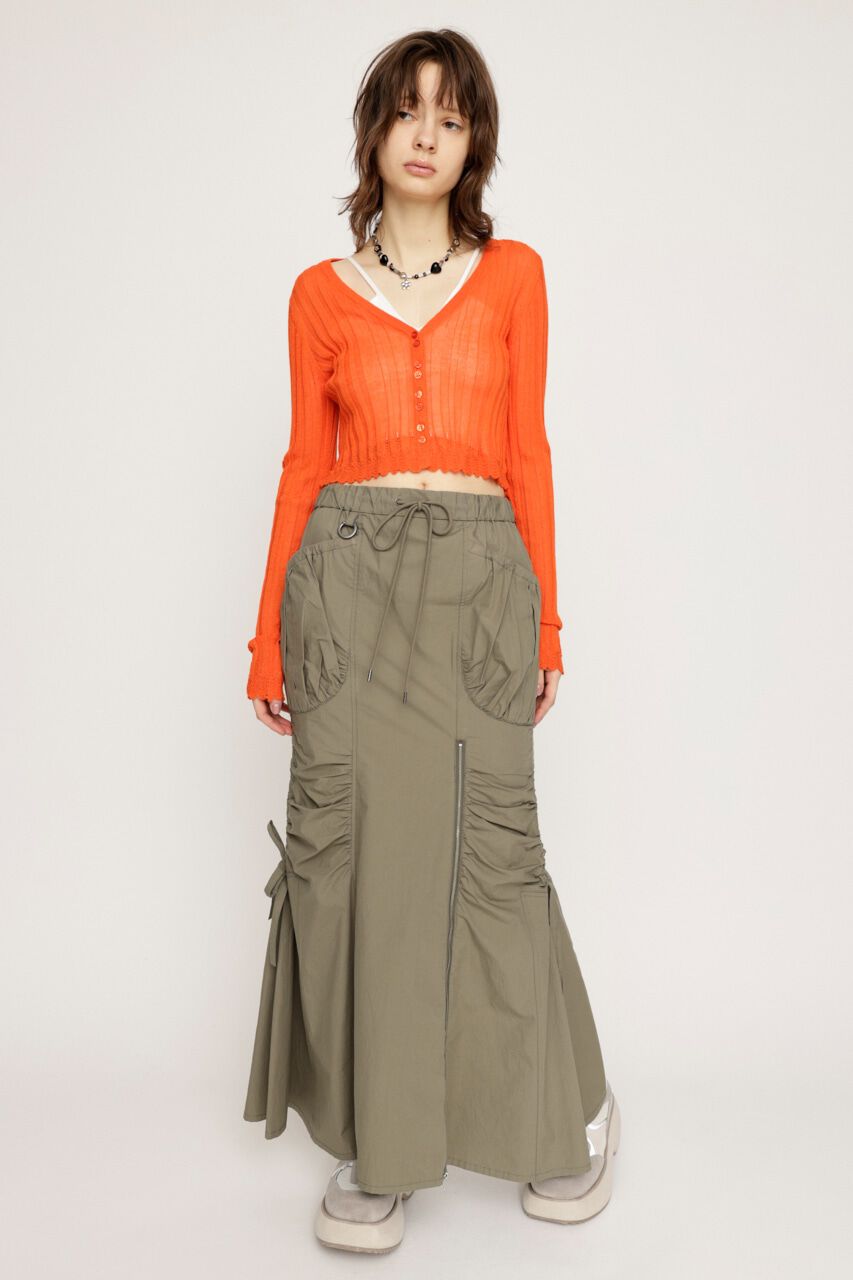 SLY「SHEER CROCHET HG カーディガン」|カーディガン|