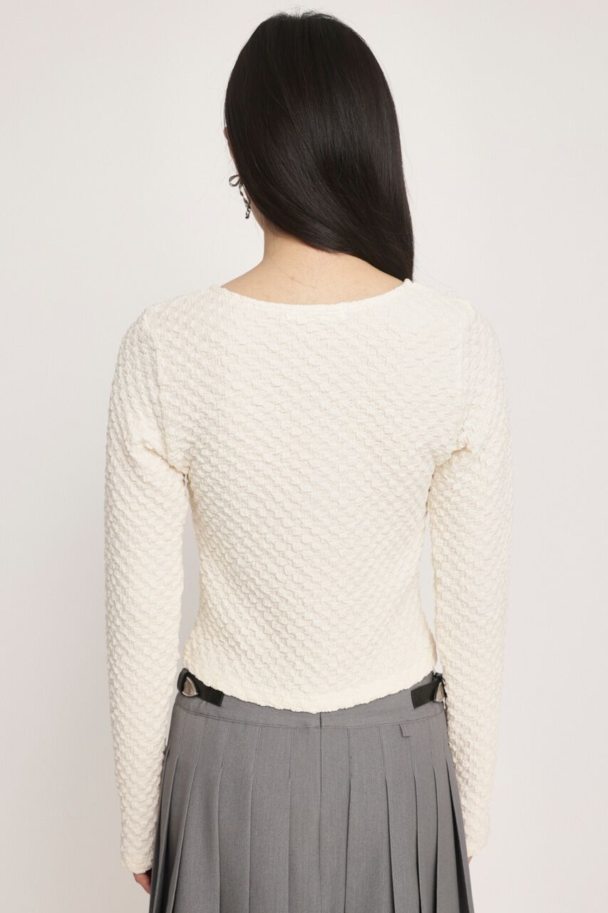 SLY「BUMPY CUT JQ カーディガン」|カーディガン|