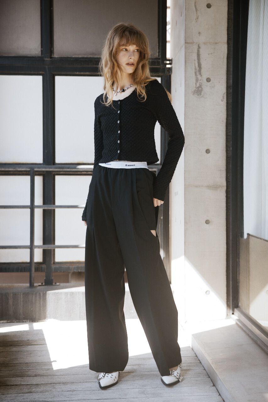 SLY「BUMPY CUT JQ カーディガン」|カーディガン|