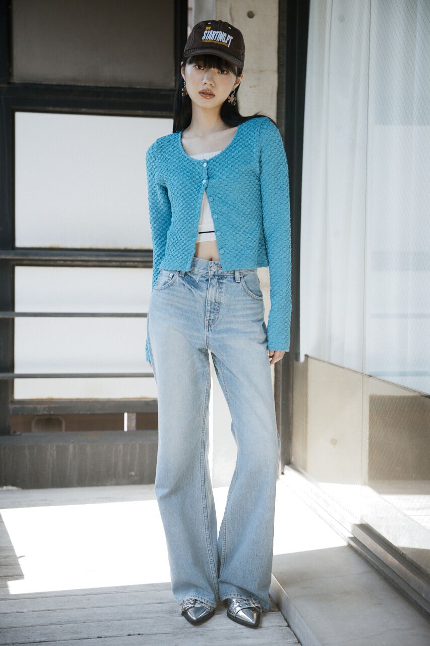 SLY「BUMPY CUT JQ カーディガン」|カーディガン|