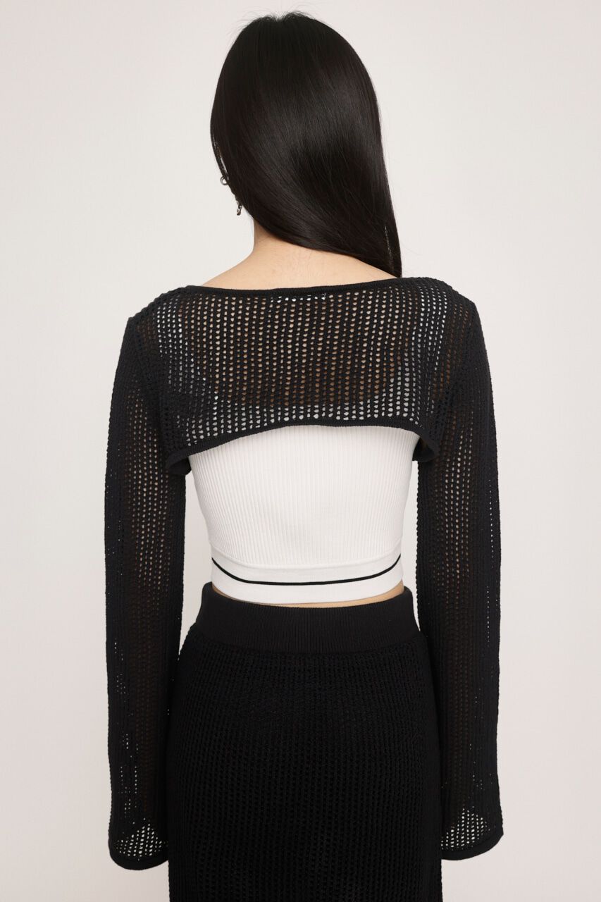 SLY「CROCHET SHORT トップス」|ニット・セーター|