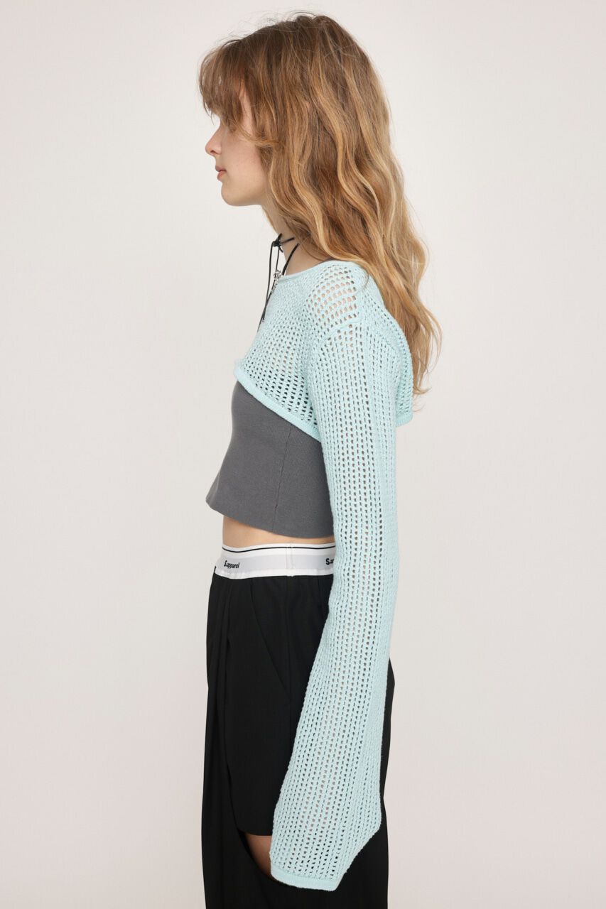 SLY「CROCHET SHORT トップス」|ニット・セーター|