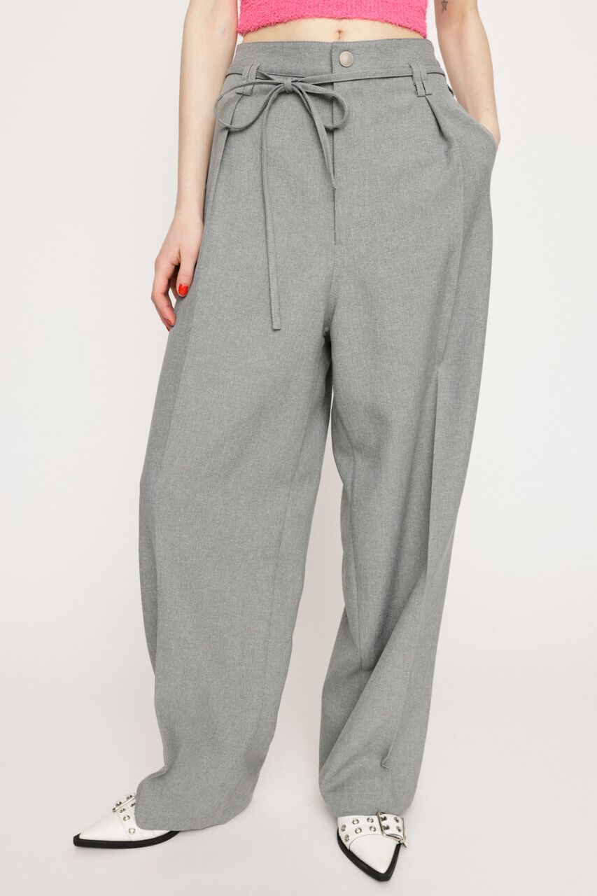SLY「WAIST TIE STRAIGHT WIDE パンツ」|その他|T.GRY