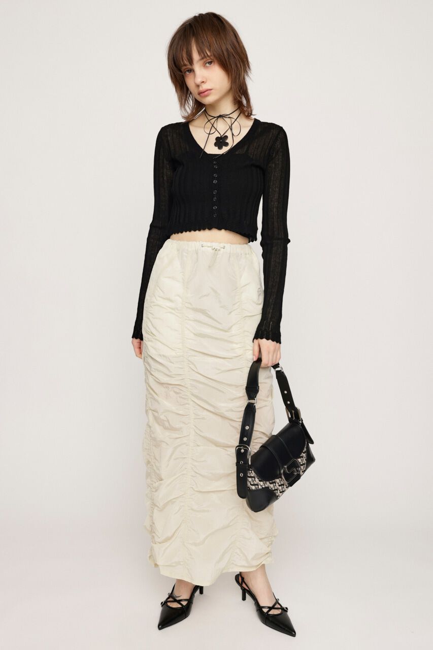 SLY「I LINE GATHER スカート」|スカート|