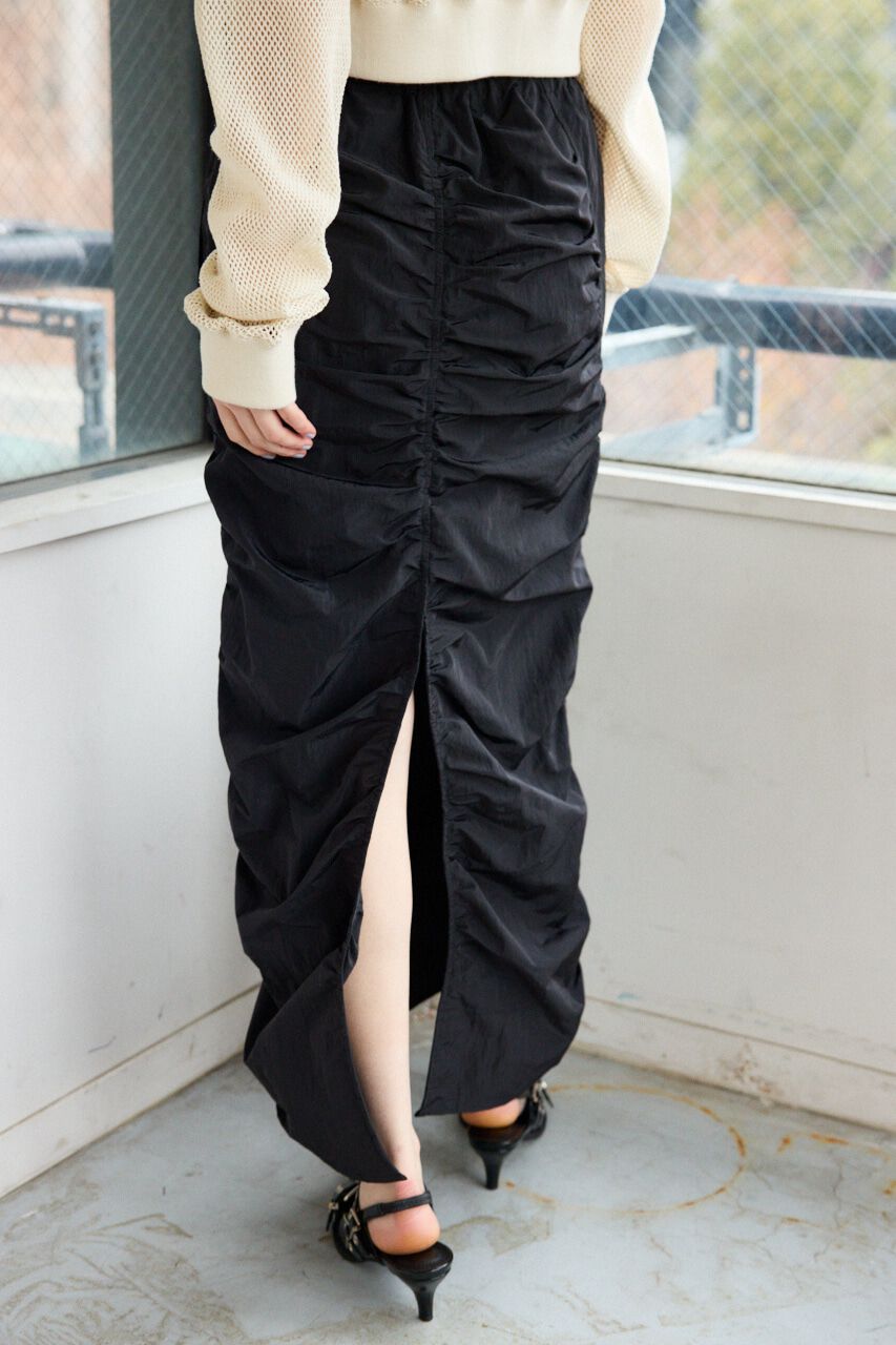 SLY「I LINE GATHER スカート」|スカート|