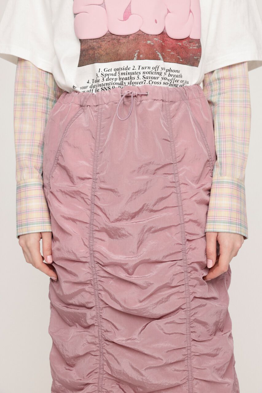 SLY「I LINE GATHER スカート」|スカート|