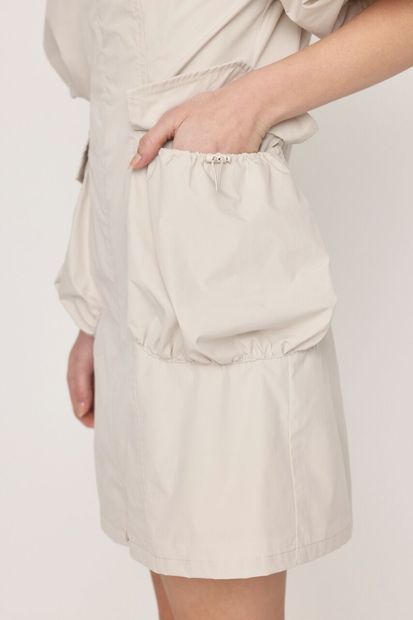 SLY「OPEN HEM SPINDLE DESIGN ショートワンピース」|ワンピース|