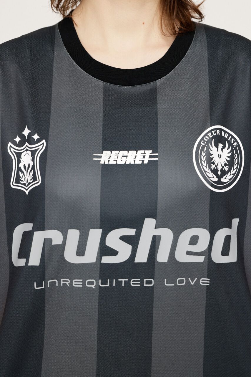 SLY「STRIPE UNIFORM LOGO Tシャツ」|Tシャツ・カットソー|