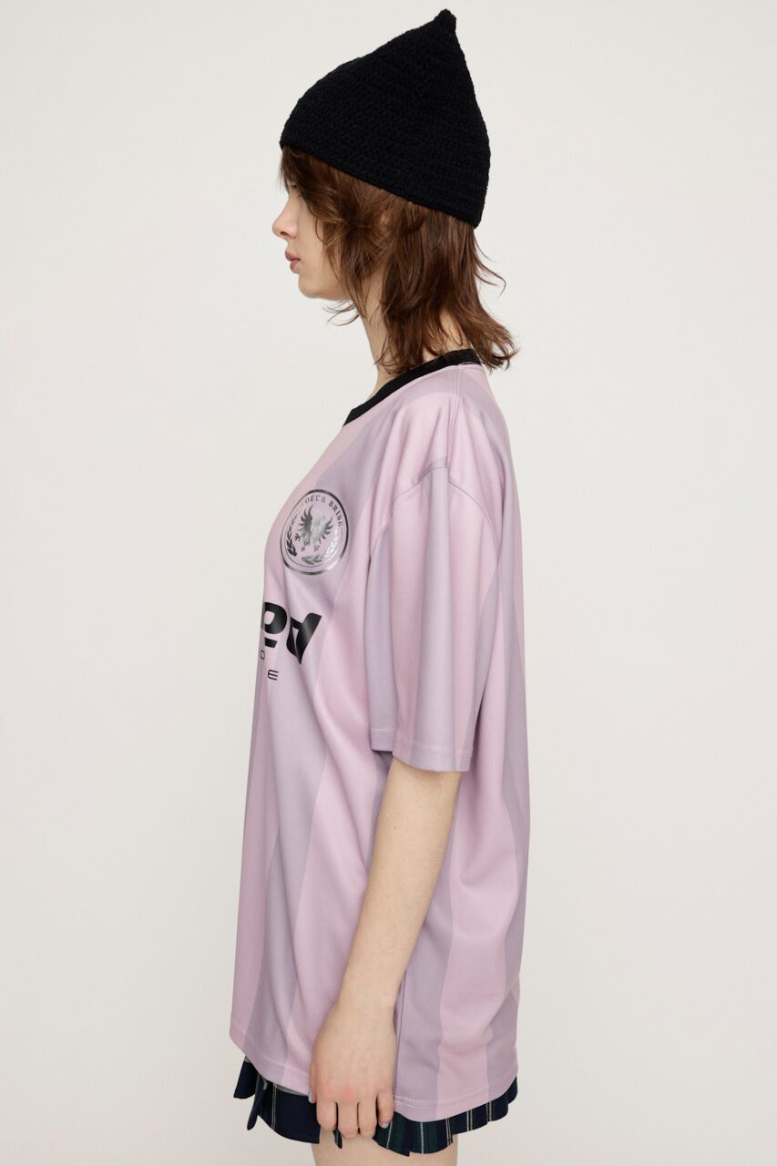 SLY「STRIPE UNIFORM LOGO Tシャツ」|Tシャツ・カットソー|