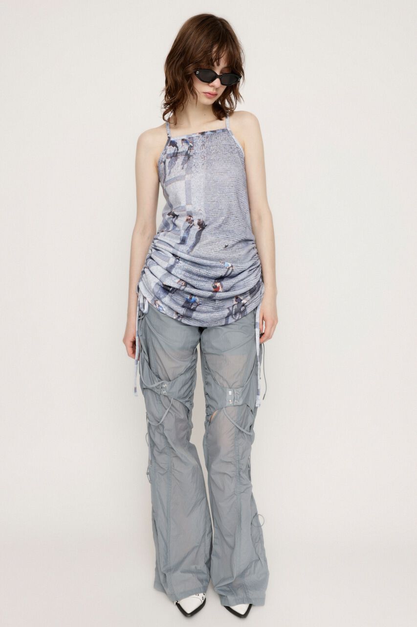 SLY「PHOTO PRINT SHIRRING ワンピース」|ワンピース|