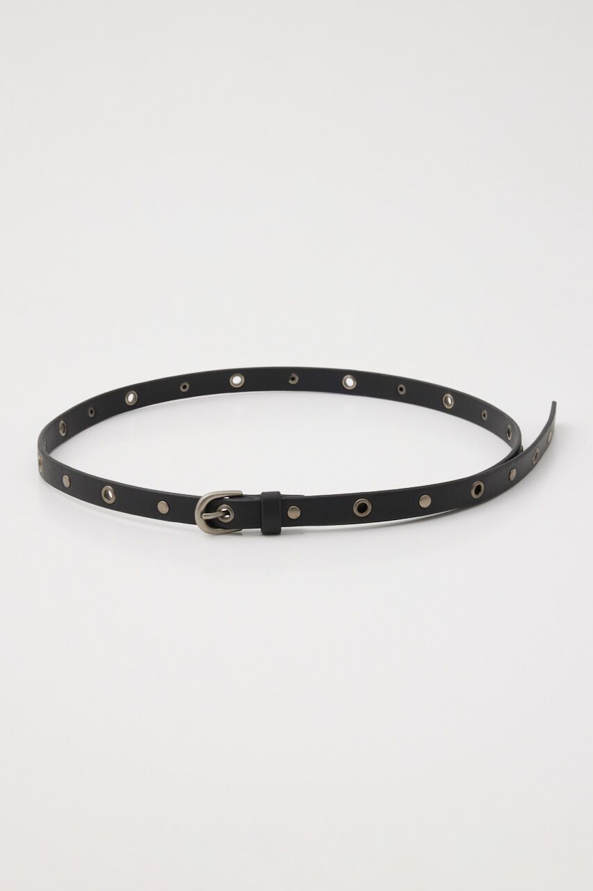 SLY「EYELET THIN ベルト」|ベルト|BLK