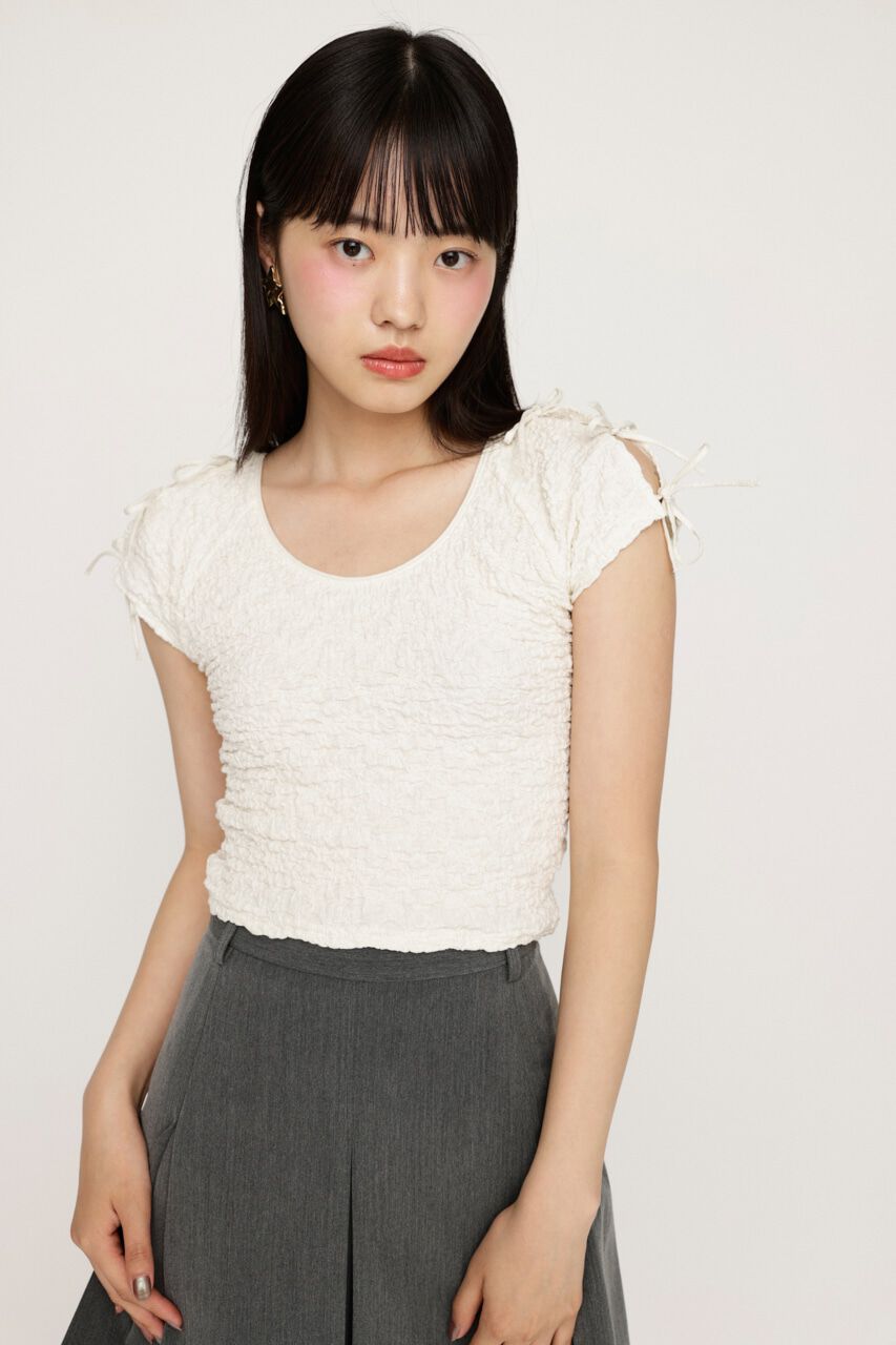 SLY「2WAY RIBBON JQ トップス」|Tシャツ・カットソー|