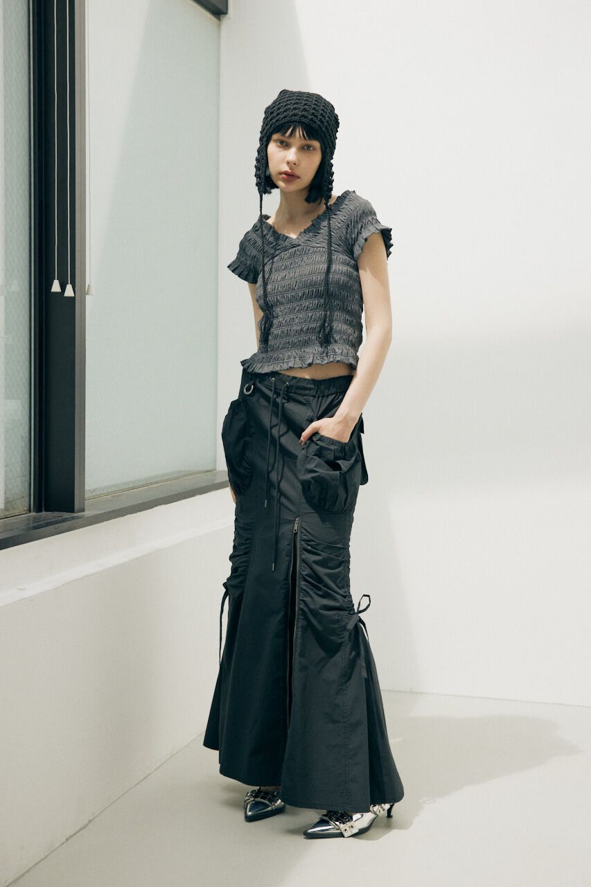 SLY「2WAY SHIRRING BUSTIER トップス」|タンクトップ|