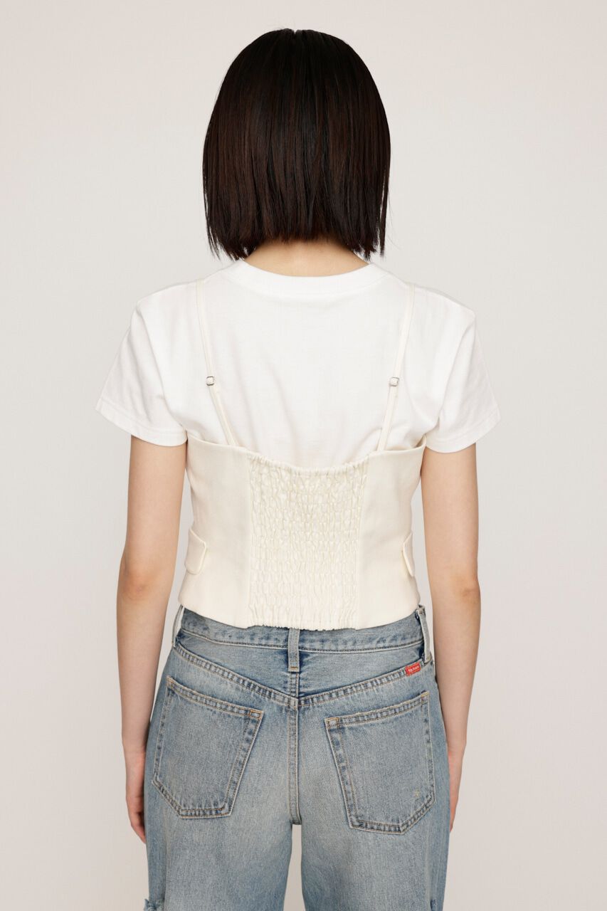 SLY「FRONT ZIP TIDY BUSTIER」|キャミソール|