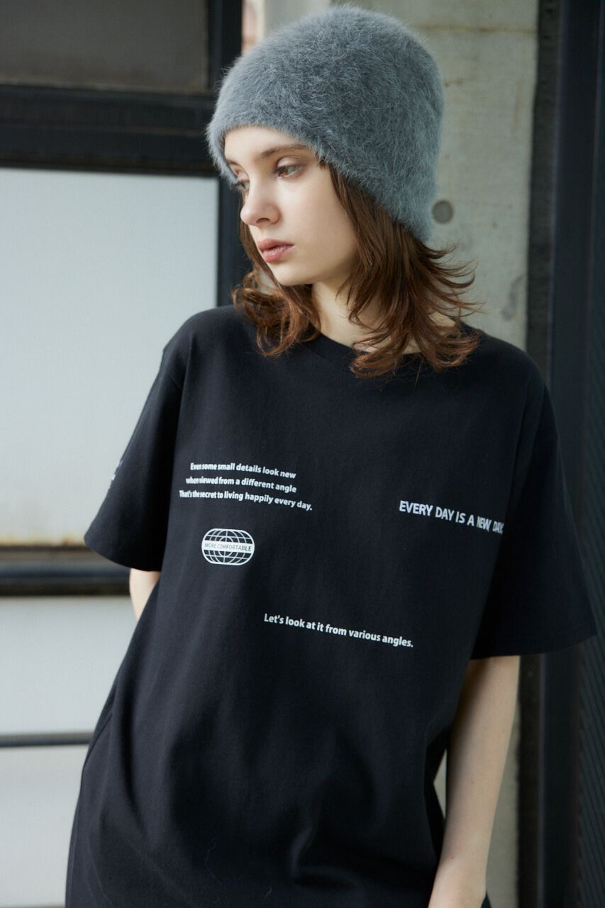 SLY「RANDOM LOGO PRINT Tシャツ」|Tシャツ・カットソー|